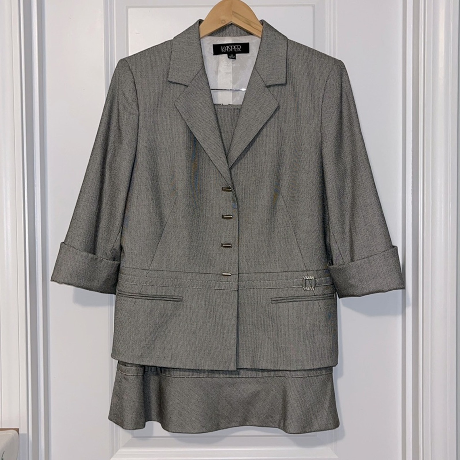 Kasper 3/4 Sleeve Skirt Suit